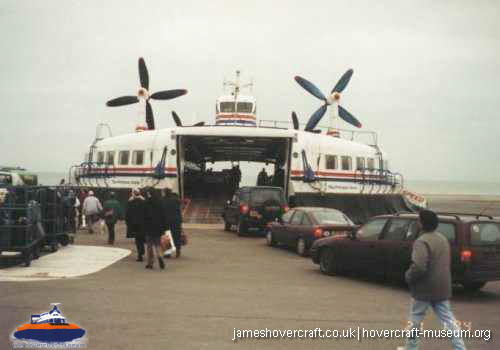 Calais hoverport -  (credit: The <a href='http://www.hovercraft-museum.org/' target='_blank'>Hovercraft Museum Trust</a>).
